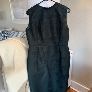 Christian Dior Wool Knee-Length Dress